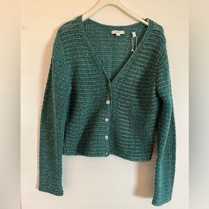Brand new with tags Vince Marl Cardigan (green/size L)